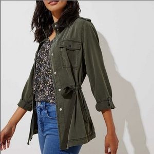 LOFT Olive Green Utility Jacket